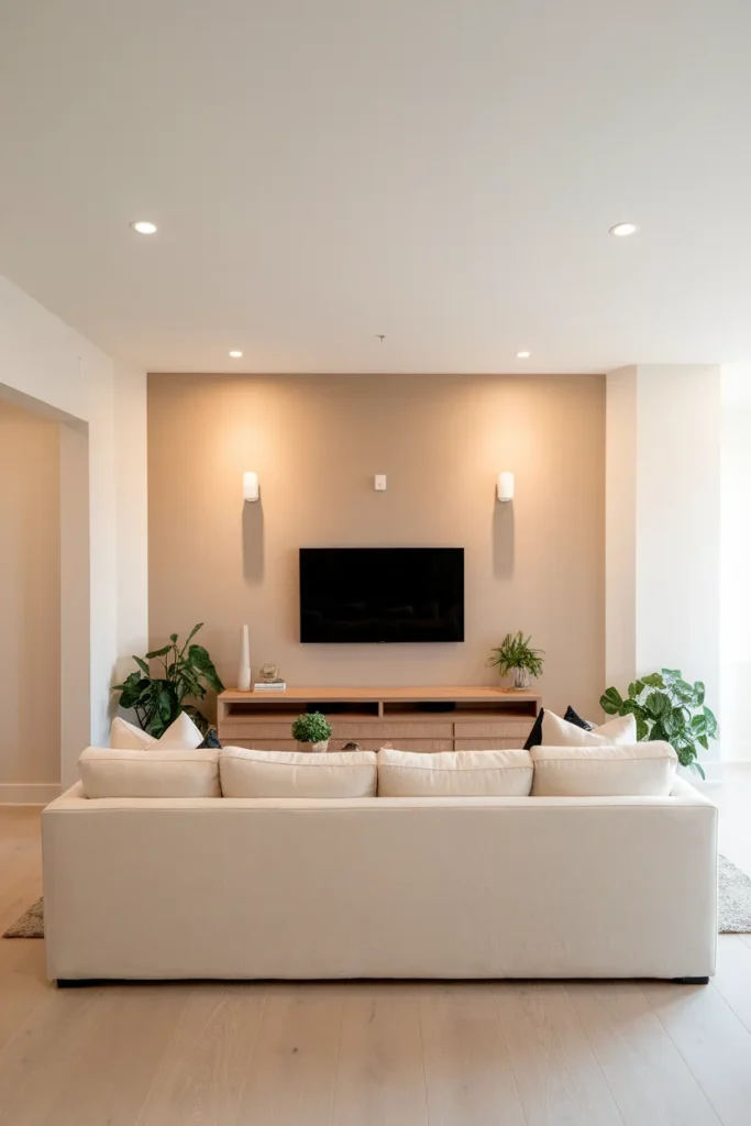 Minimal TV Wall