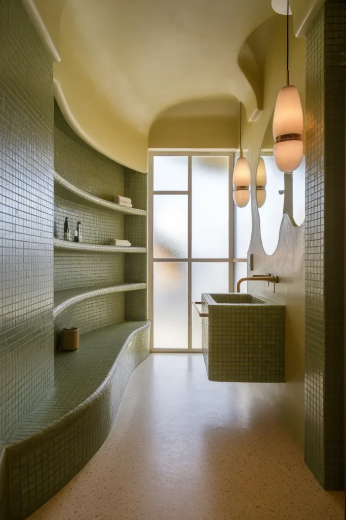 Olive Mosaic Corners