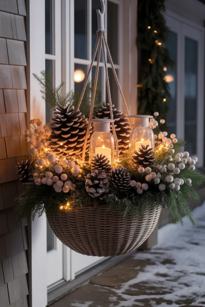 Pinecone Candle Glow