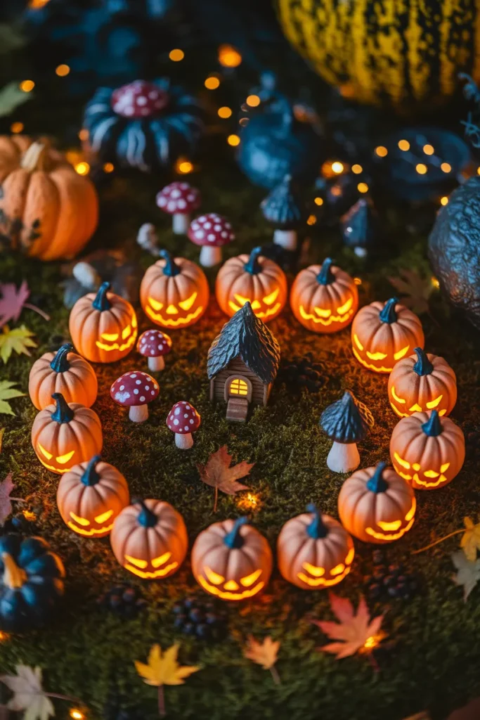 Pumpkin Lantern Circle