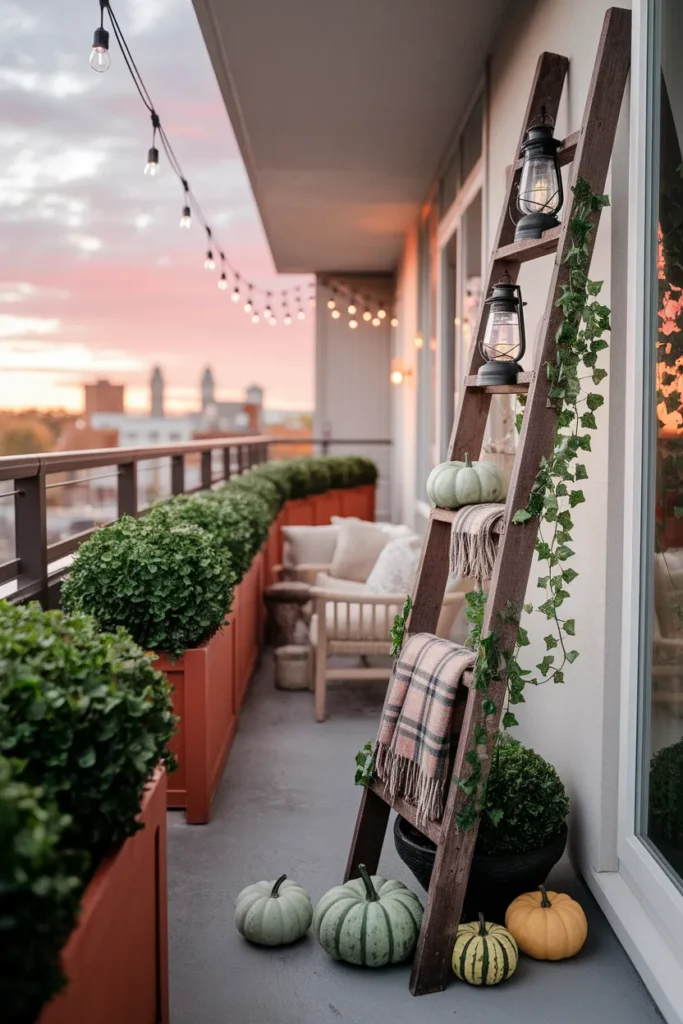 Rustic Ladder Decor