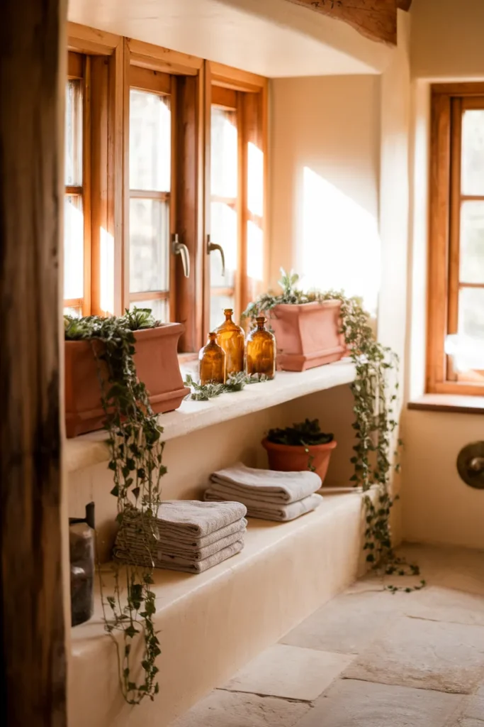 Rustic Window Shelf