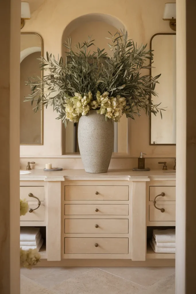 Stone Vase Arrangement