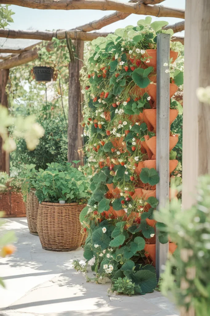 Strawberry Tower Planters