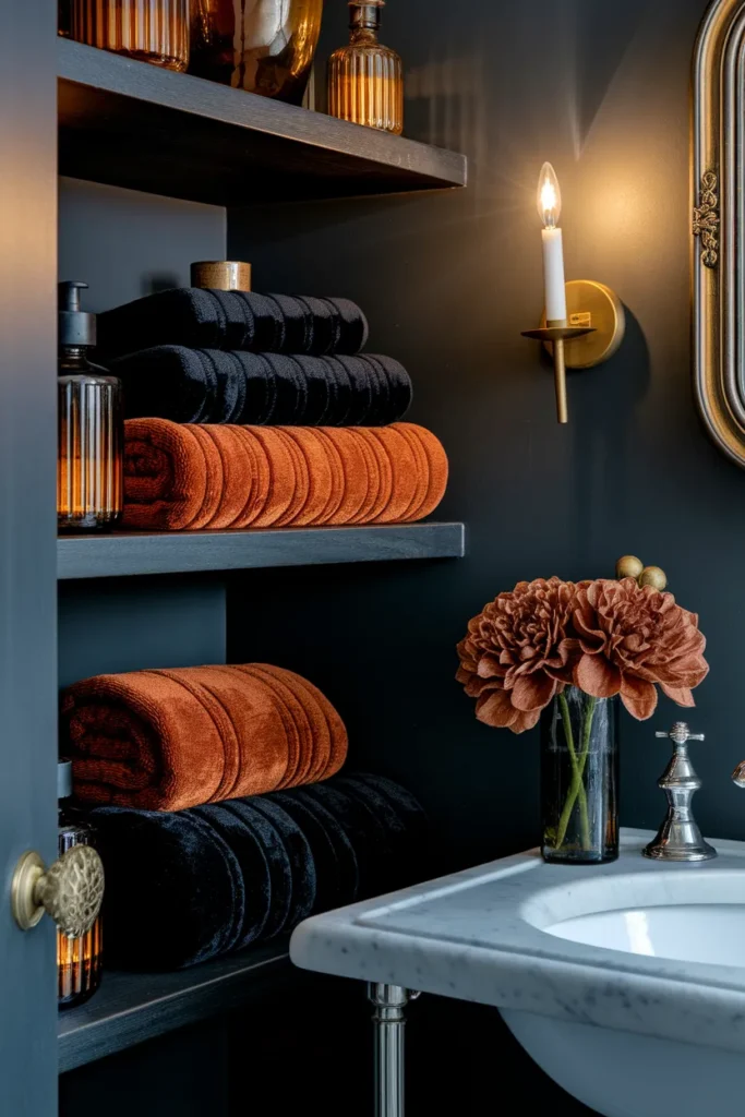 Velvet Towel Display