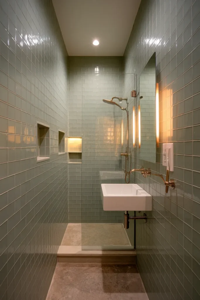 Vertical Tile Walls