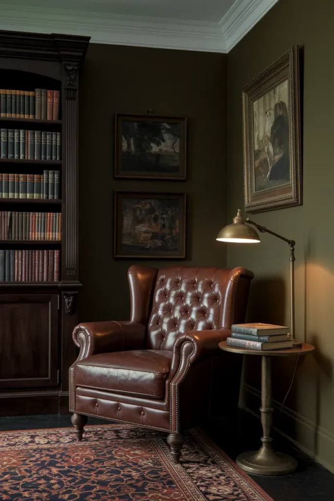 Vintage Library Corner