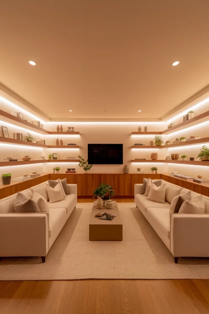 Wall-to-Wall Shelving