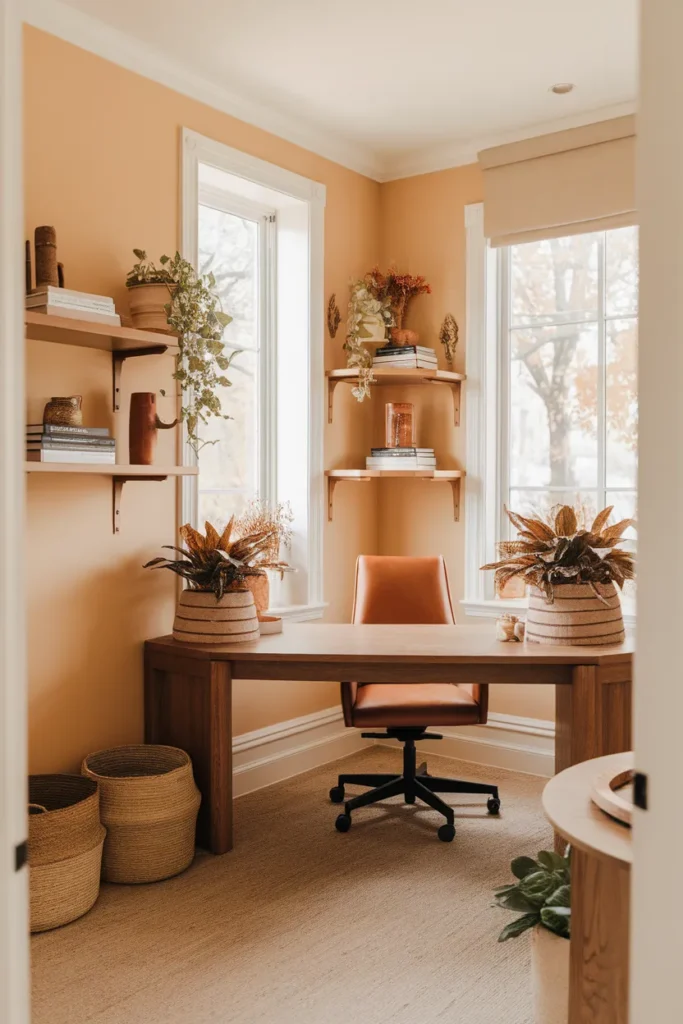 Walnut Corner Desk