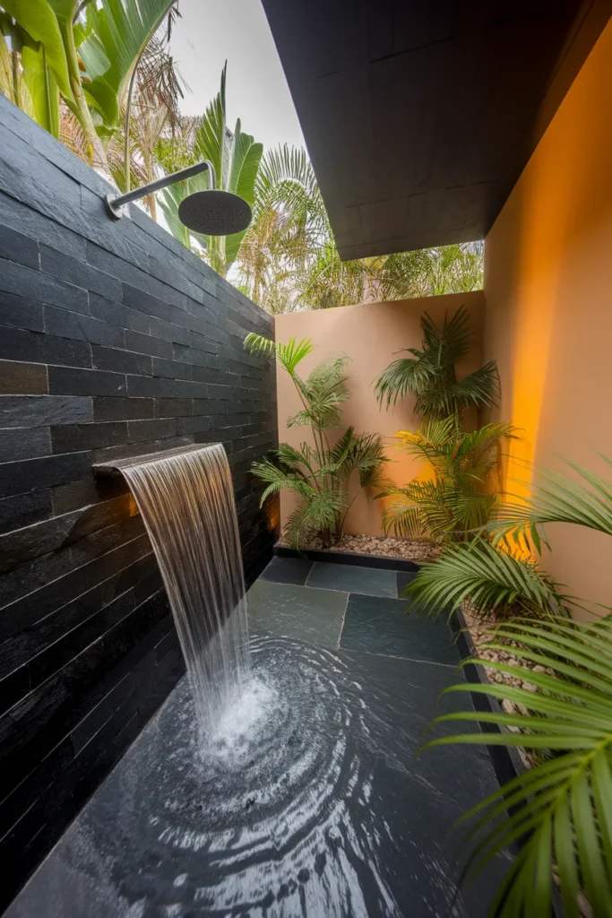 Waterfall Stone Feature