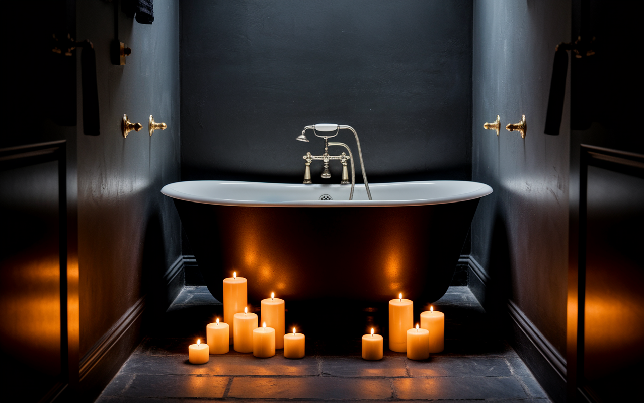small moody dark bathroom ideas