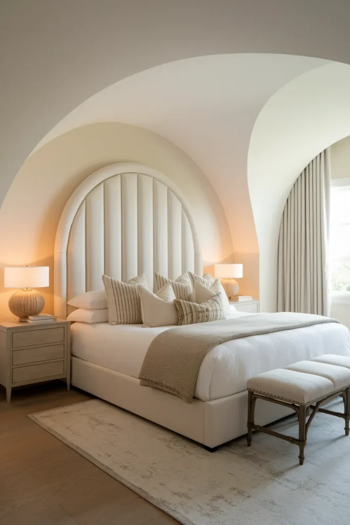 Arched Upholstered Frame