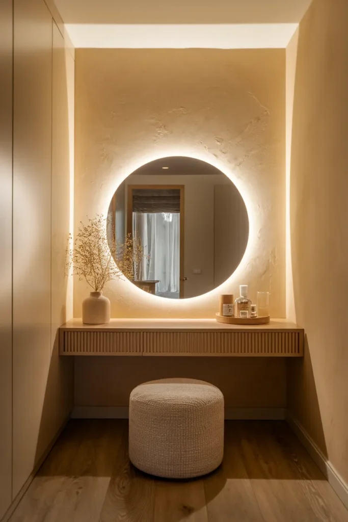  Backlit Mirror Corner