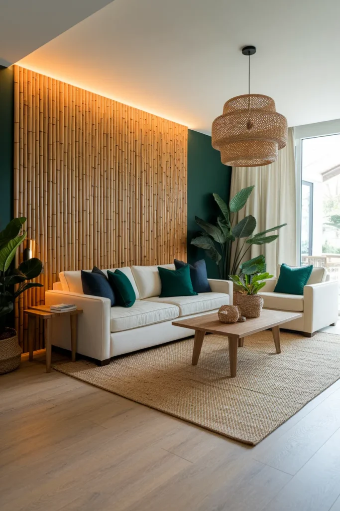  Bamboo Accent Wall