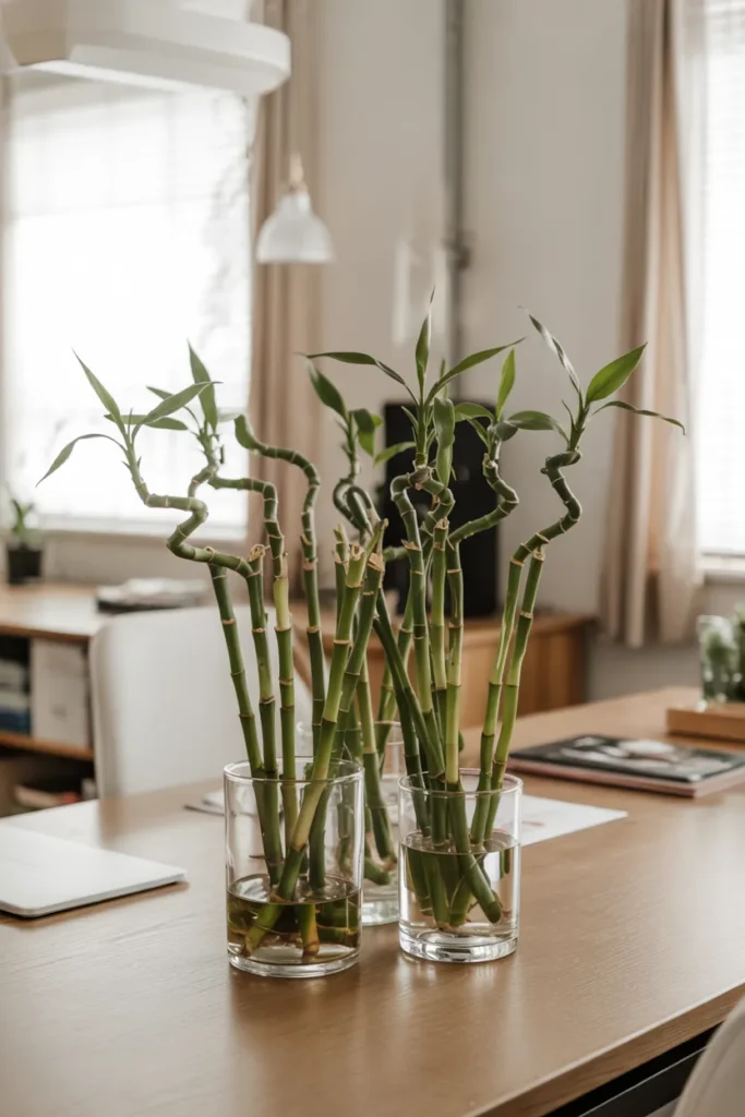 Bamboo Desk Cluster