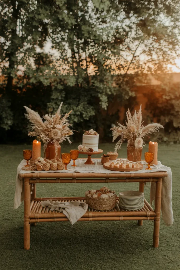 Bamboo Dessert Stations