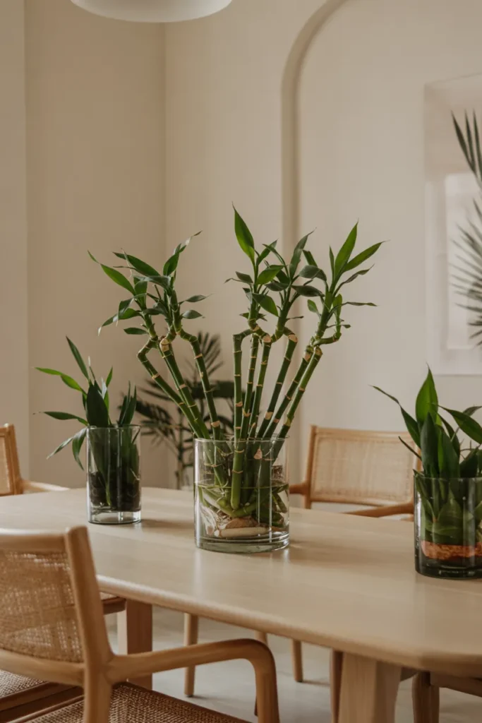 Bamboo Table Cluster