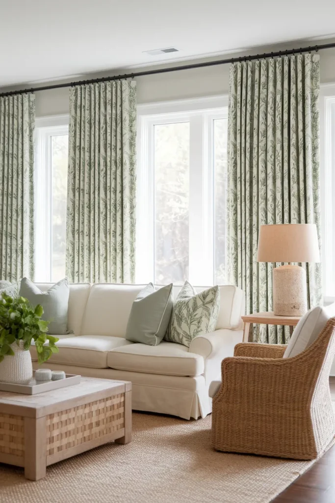 Botanical Print Curtains