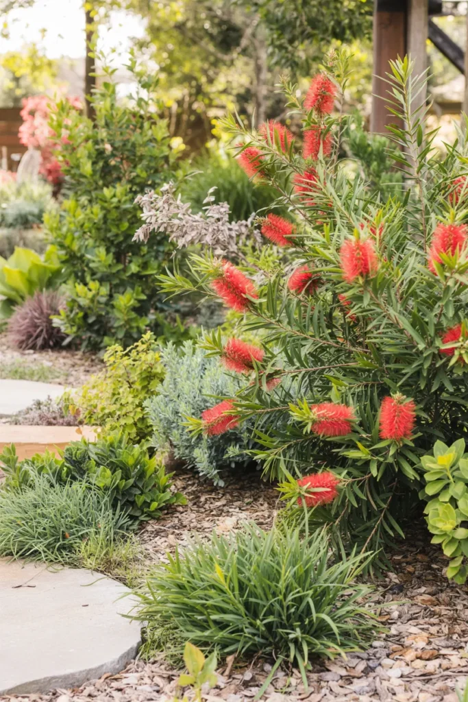 Bottlebrush Feature Bed