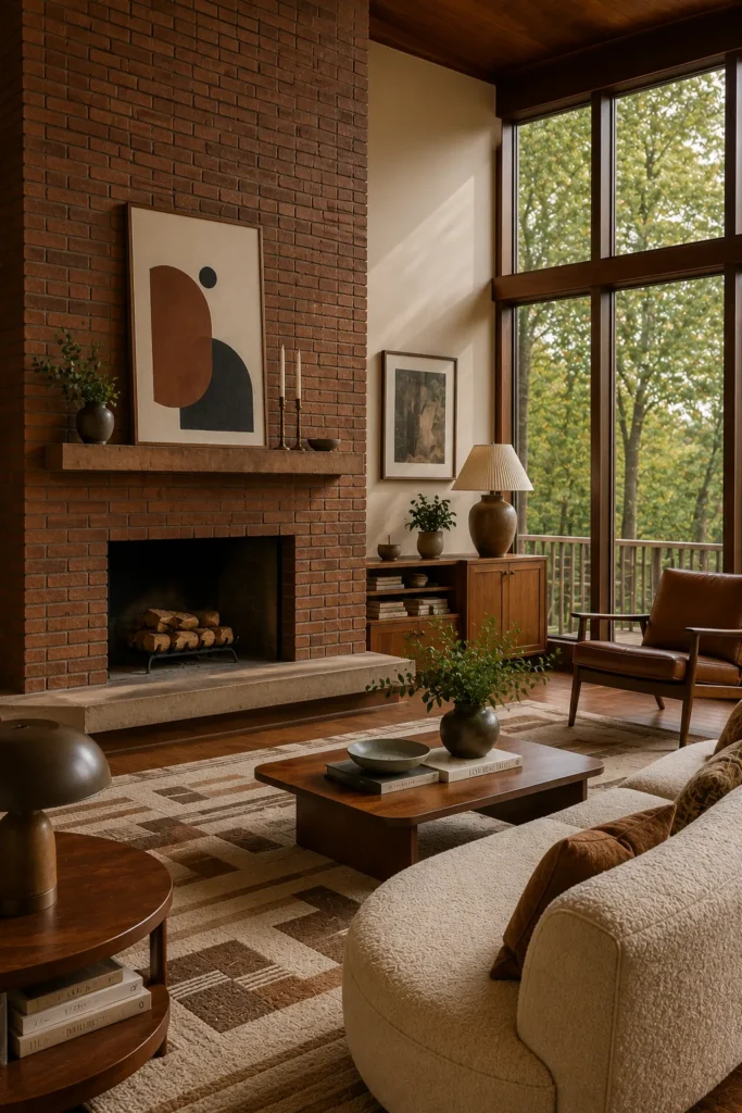 Brick Fireplace Surround