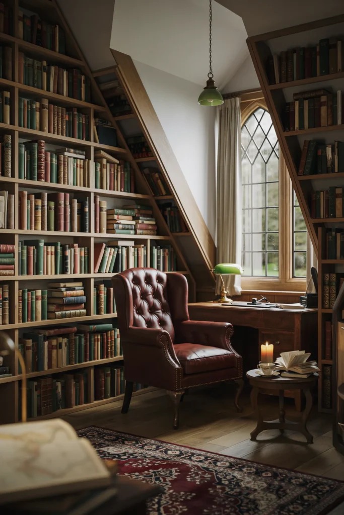 Built-In Book Wall