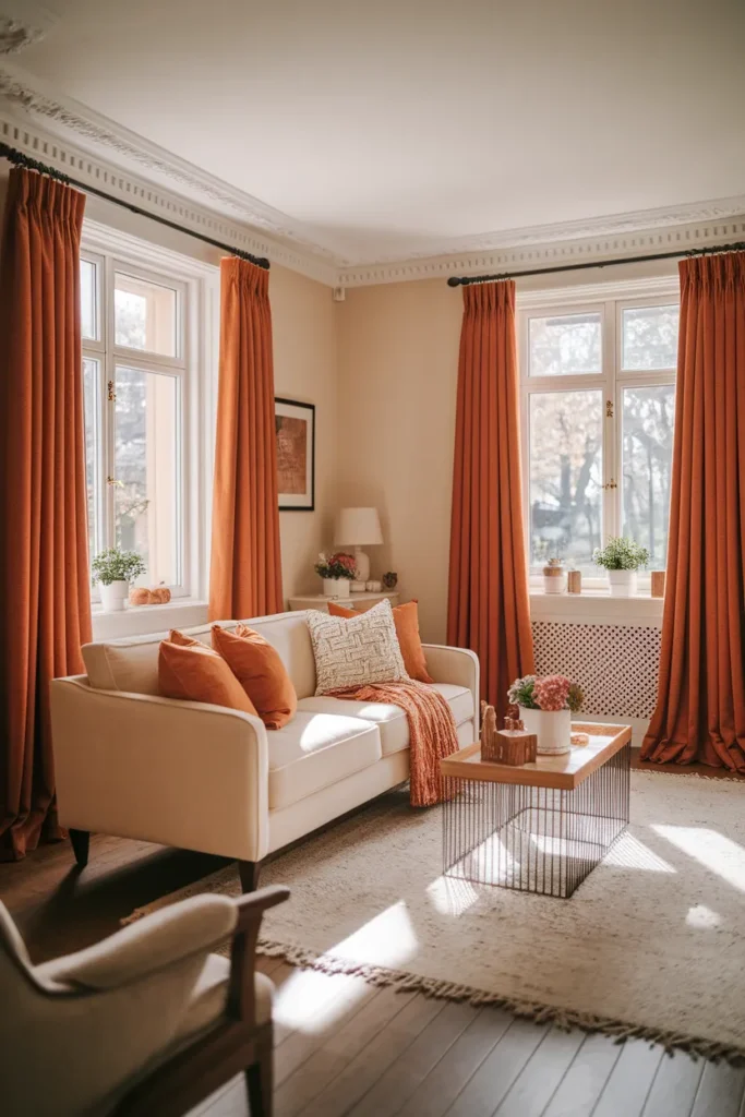Burnt Orange Curtains