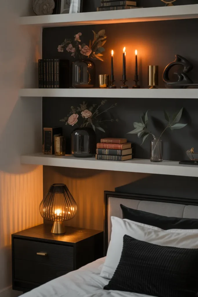Candle Shelf Display