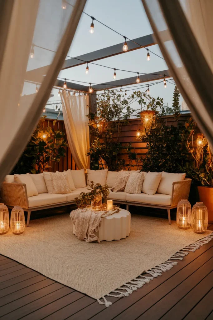 Candlelit Garden Lounge