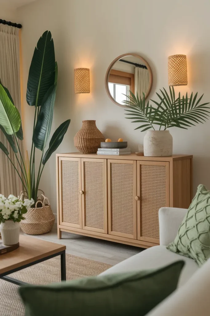 Cane Cabinet Styling
