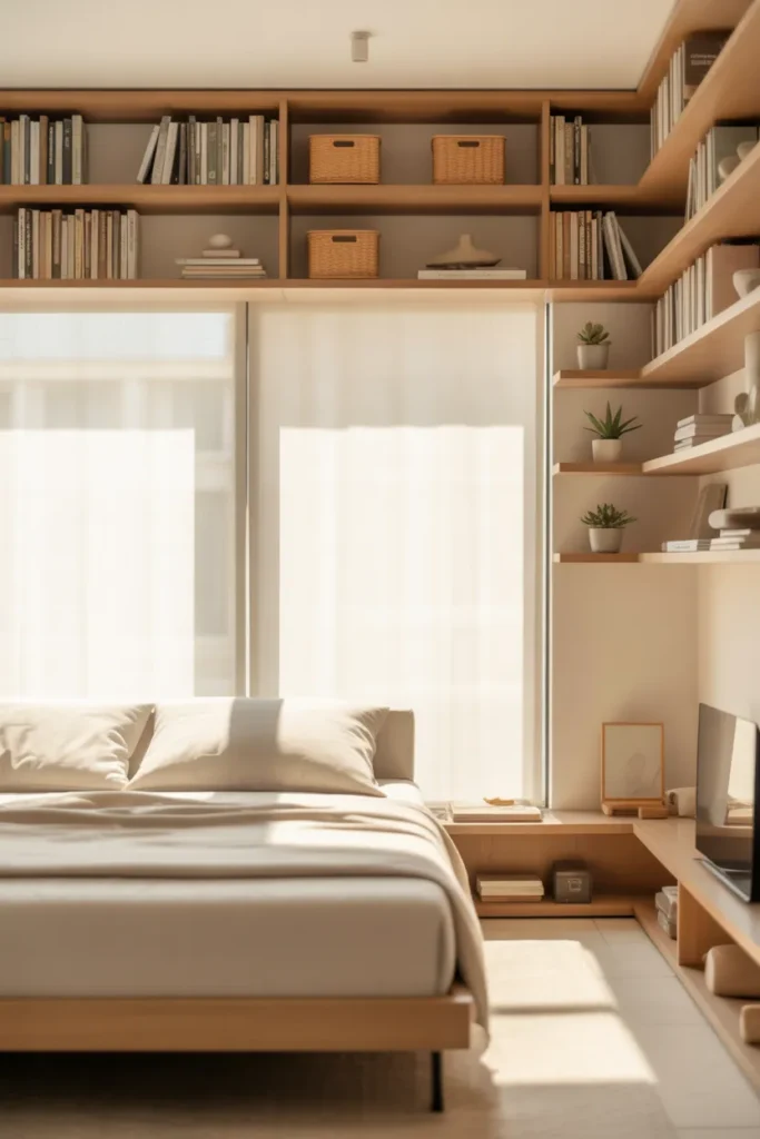 Ceiling Reach Shelves