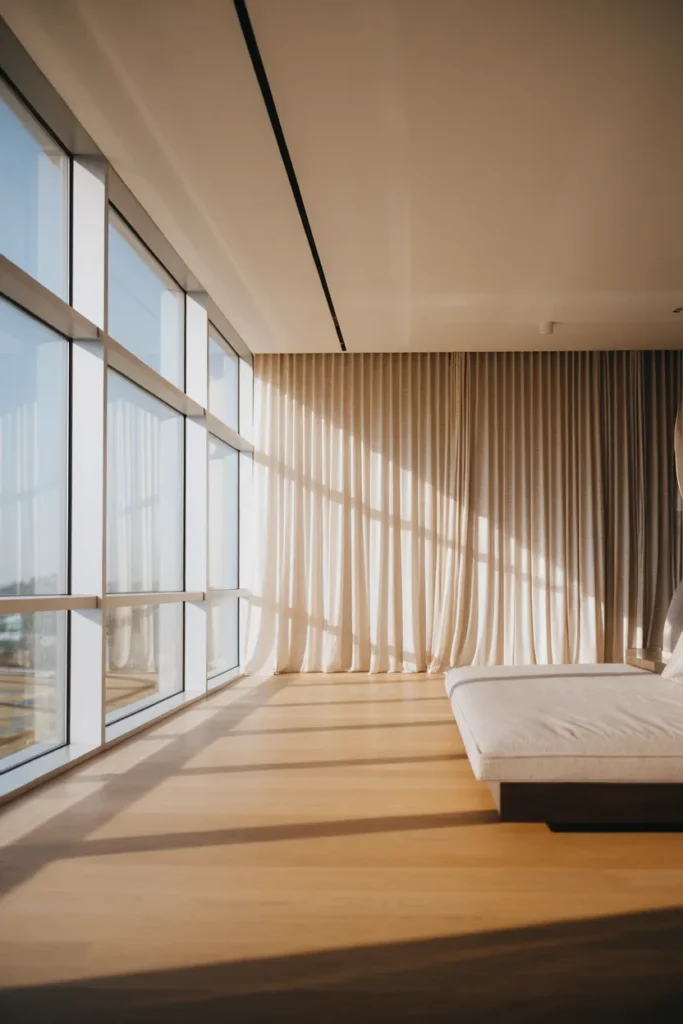 Ceiling Track Curtains