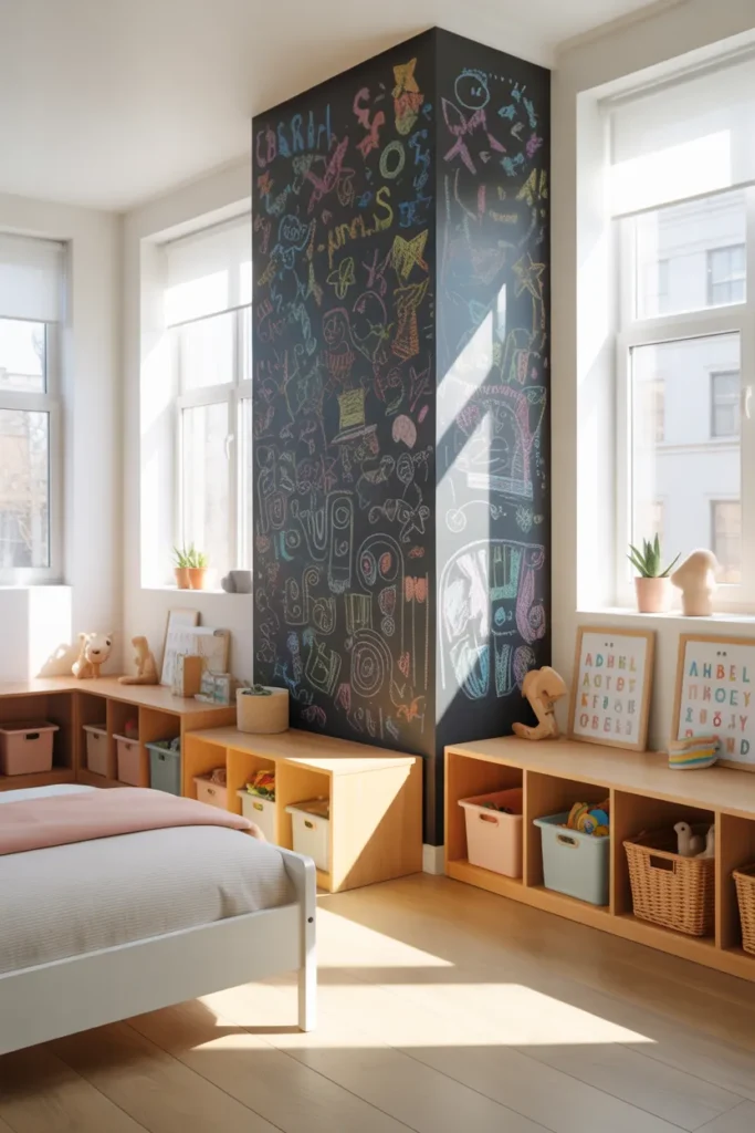 Chalkboard Creativity Wall