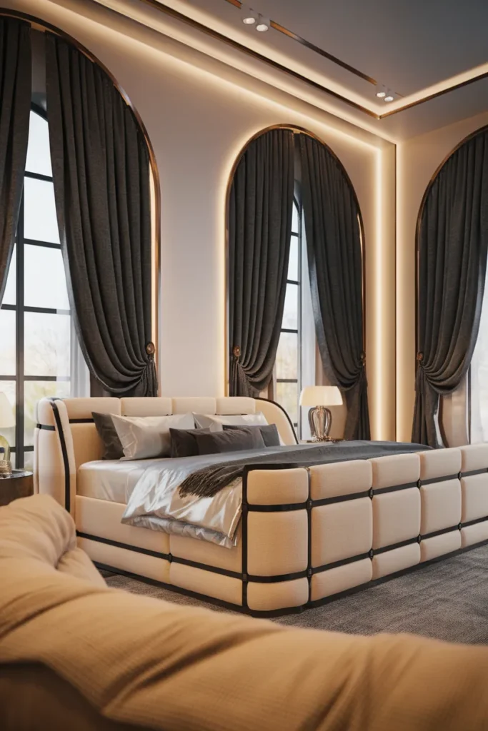 Charcoal Contrast Drapes