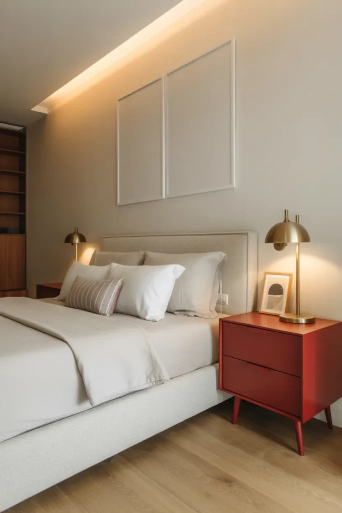 Cherry Nightstand Accents