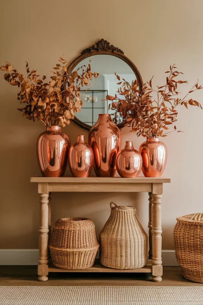 Copper Vase Collection