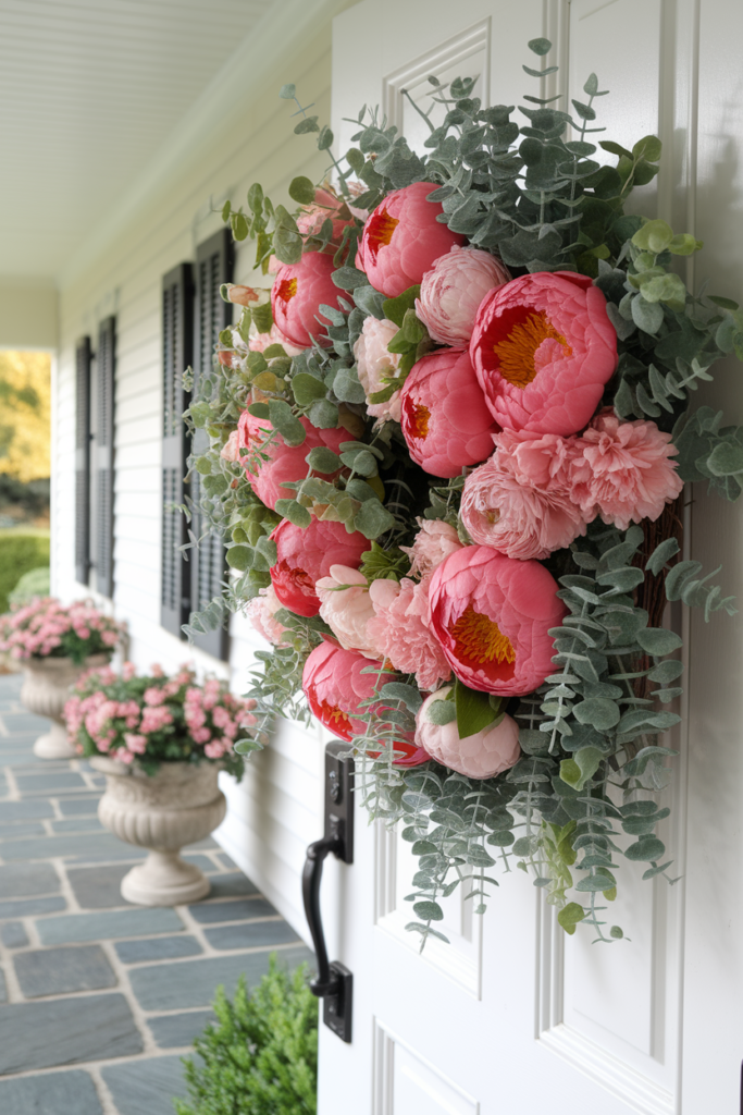 Coral Peony Cluster