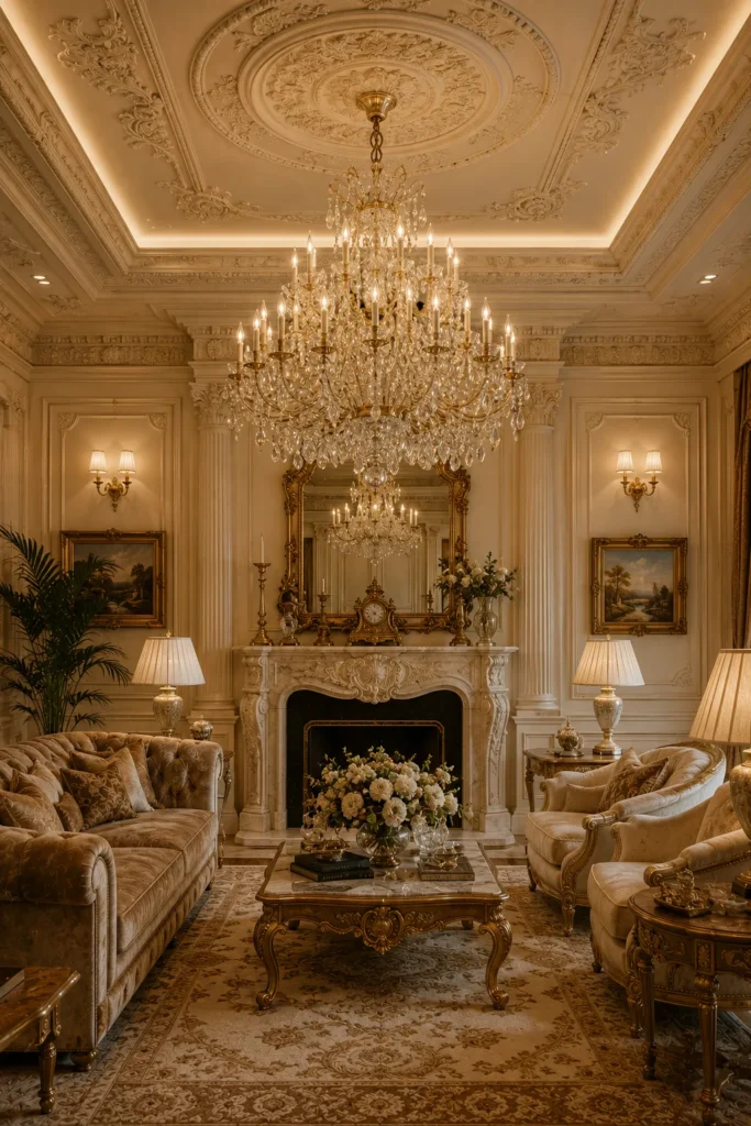 Crystal Chandelier Glow