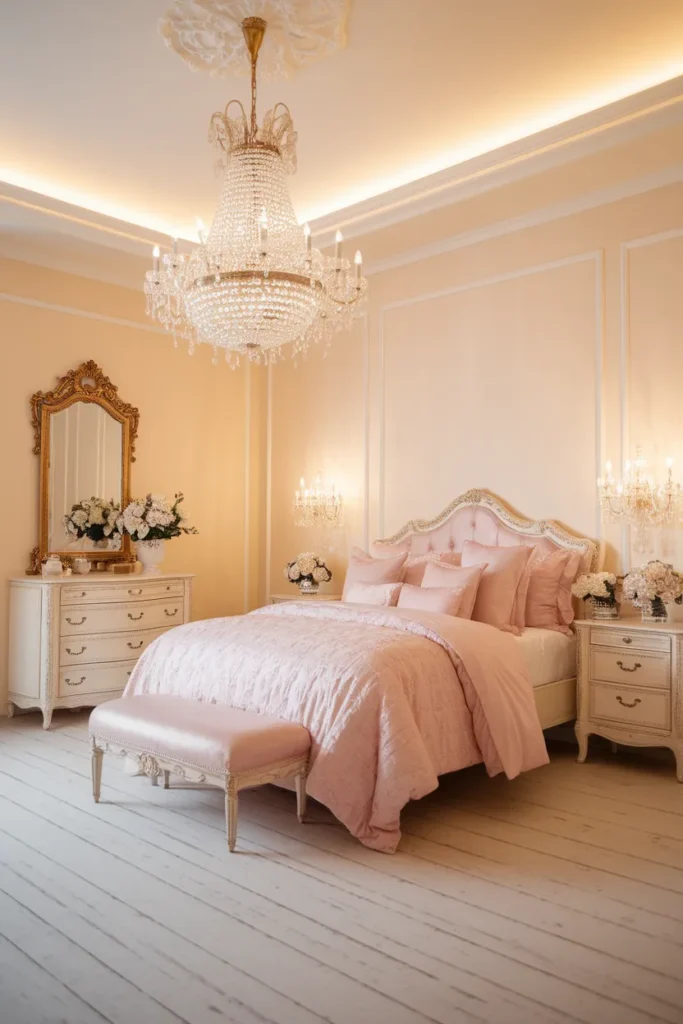 Crystal Chandelier Glow