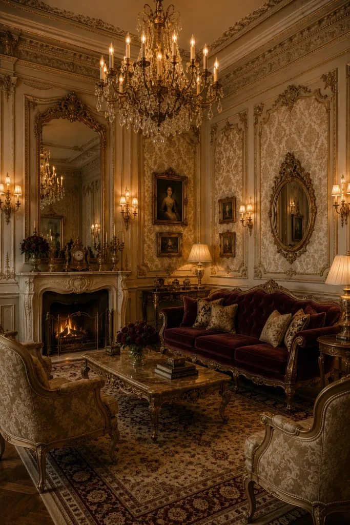 Damask Wall Panels