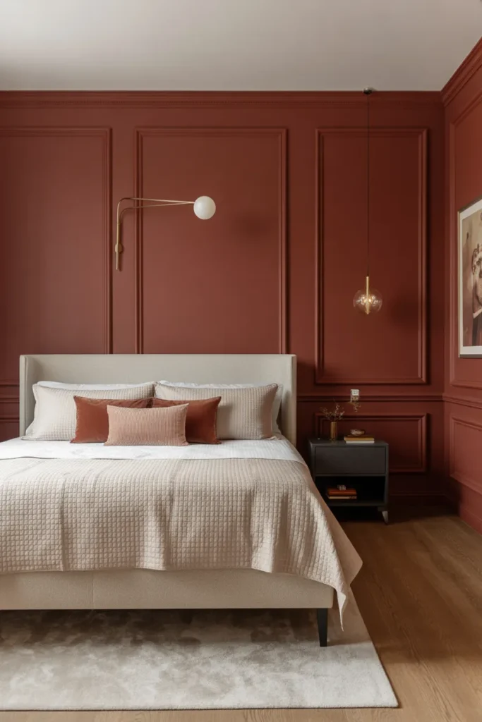 Dark Red Paneling