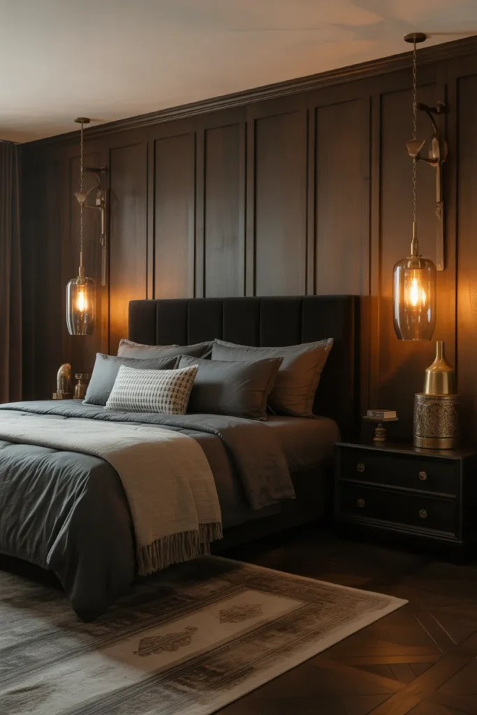Dark Wood Paneling