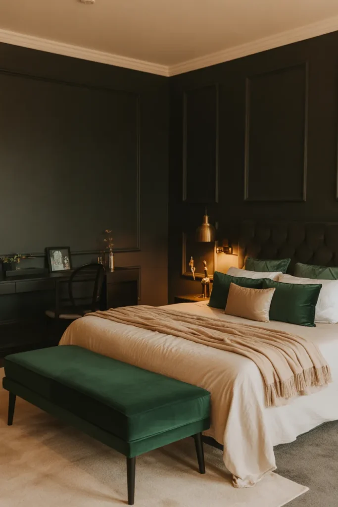 Deep Emerald Accents