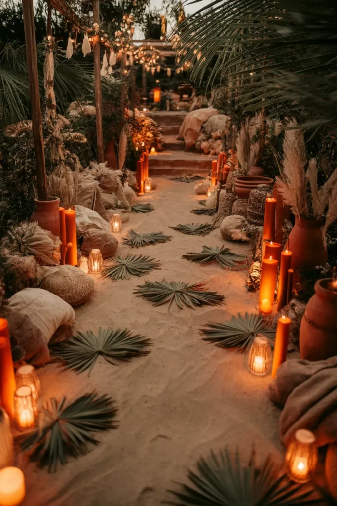 Desert Candle Paths