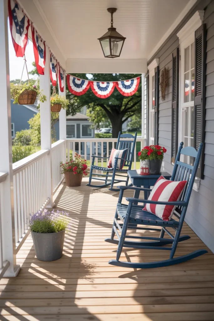 Flag Bunting Railings