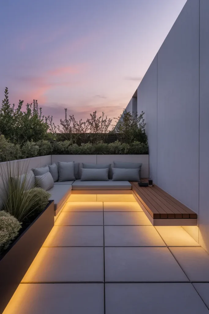 Floating Bench Garden