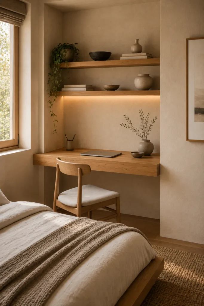 Floating Desk Niche