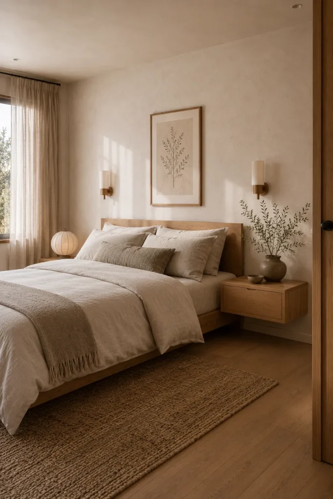 Floating Oak Nightstands