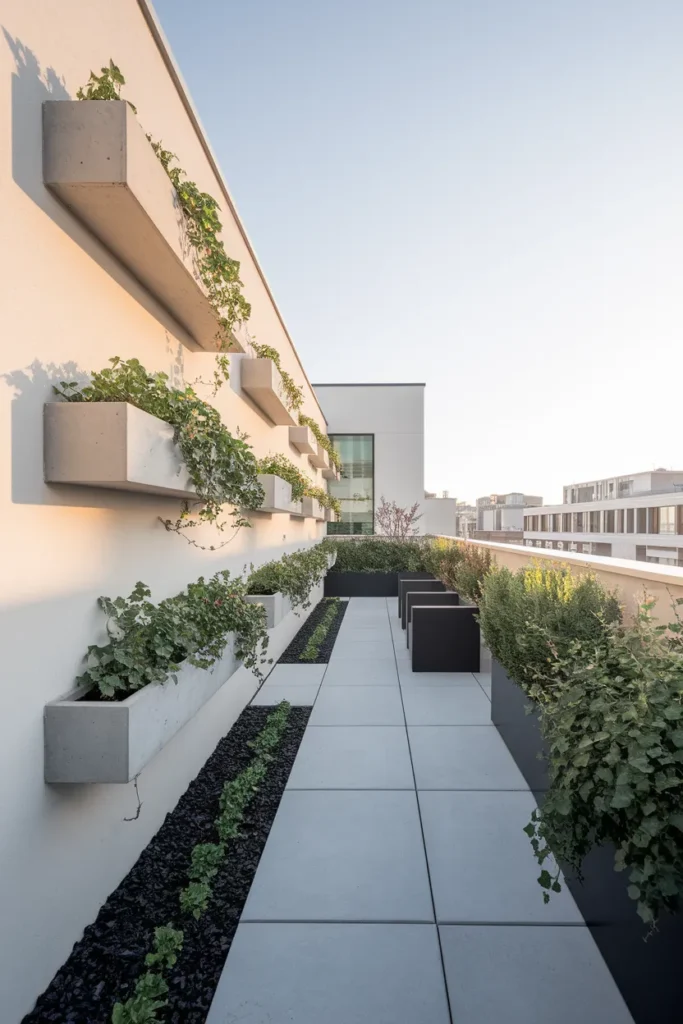 Floating Planter Rows