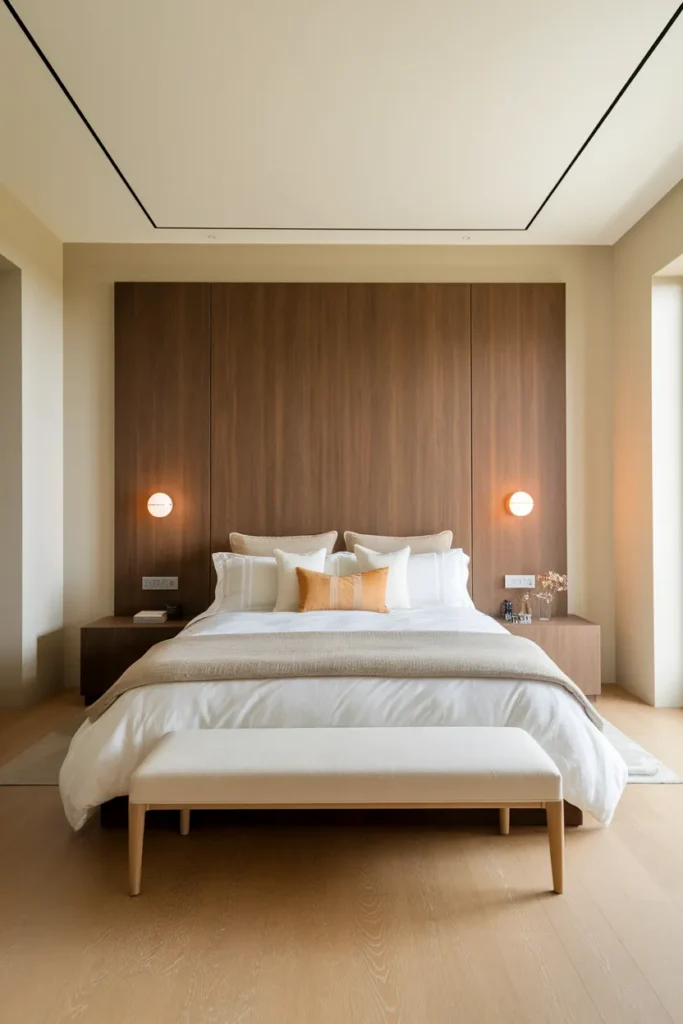 Floating Walnut Panel