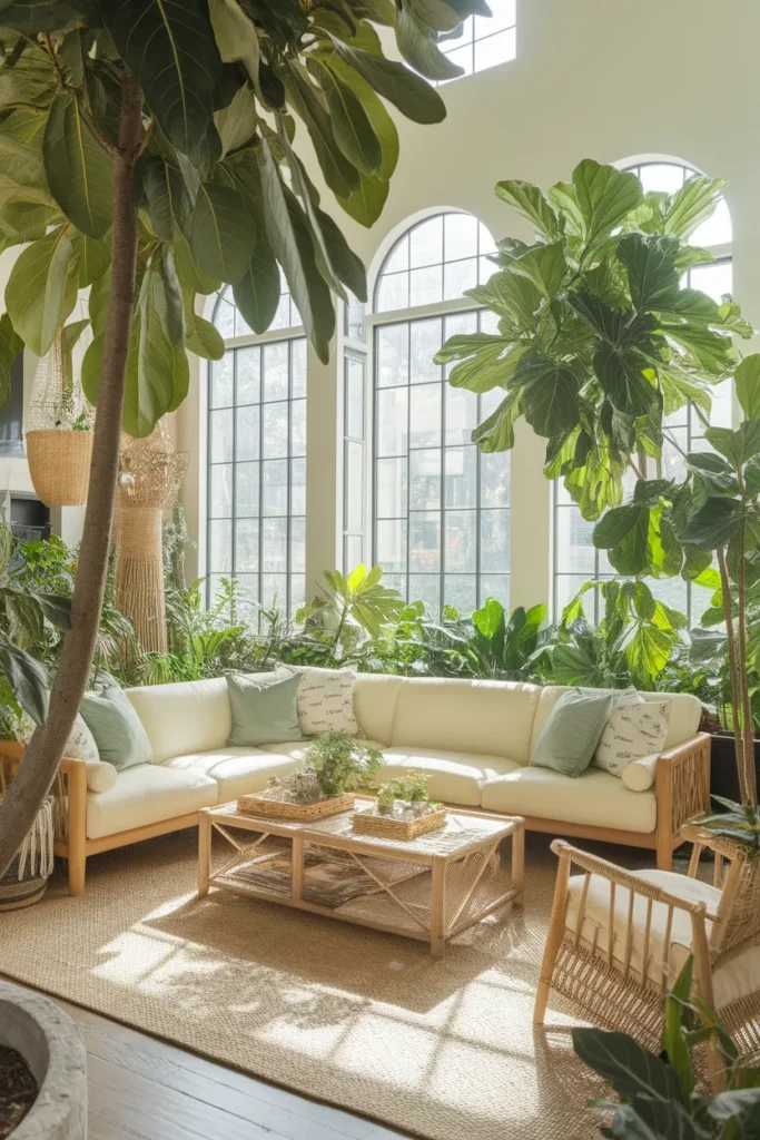 Floor-To-Ceiling Plants
